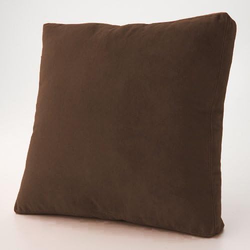 MoonRest - Faux Suede Microfiber Decorative Pillow (16"x16", Chocolate)