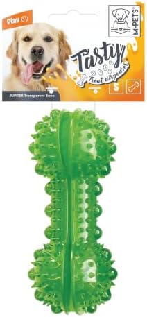 MPETS Clear Jupiter Bone Treat Dispenser for Dogs, 1 Piece