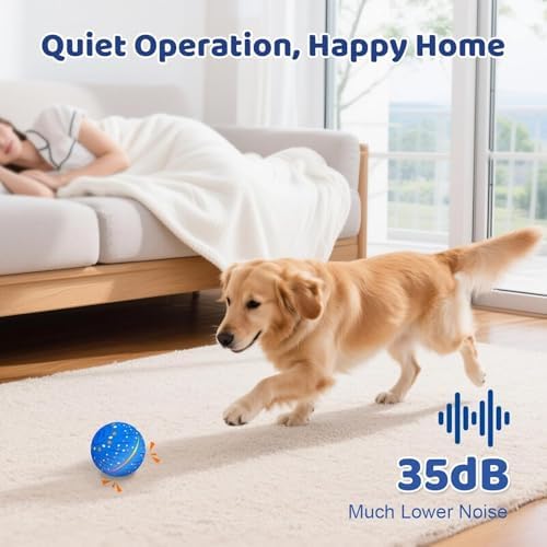 Smart Interactive Dog Toys Ball for Aggressive Chewers Small Medium Dogs