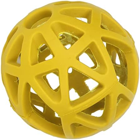 Dog Toy Ball - Hollow Dog Ball Bite Teeth Grinding Interactive Rubber Pet Chewing Ball Toy for Indoor Outdoor (Large)