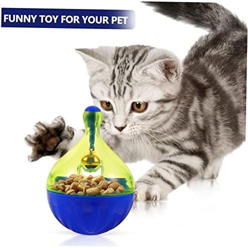 VANZACK Pet Food Dispenser Tumbler Toy for Cats Dogs Interactive Slow Feeder for Indoor Pets Creative Snack Toy for Diet Control Fun Exercise for Boredom Relief