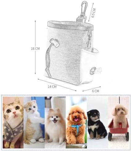 Pet Training Treat Pouch Dog Walking Snack Waist Bag
