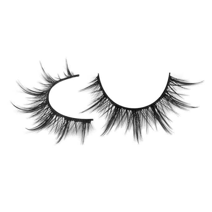 Manga Lashes Natural Look False Eyelashes Anime Lashes Mink Wispy Fluffy Spiky 3D Volume Eyelashes Pack Korean Japanese Asian Cosplay Fake Eyelashes Look Like Individual Cluster 7 Pairs by EYDEVRO