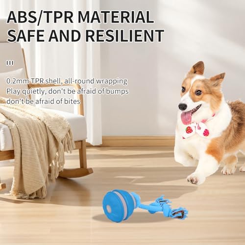 Interactive Dog Toys Dog Ball,Automatic Rolling and Bouncing Moving Dog Toy