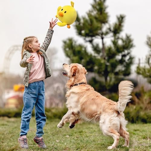 2026 Upgrade Premium Interactive Squeaky Talking Moving Dog Ball Toy,Active Moving Pet Plush Toy,Washable Cartoon Pig Plush Toy for Dogs Puppies to Keep Them Busy. (#A2)