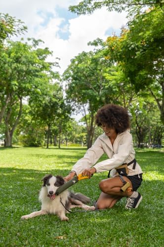 OllyDog Tugger | Dog Tug Toy for Tug of War & Training | Durable Bite Pillow | Eco-Friendly Recycled | Handle | Medium Large Dogs (Winter Moss)