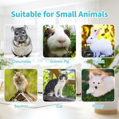 BWOGUE Bunny Tunnel Bed, 2-in-1 Collapsible Rabbit Tunnel Hideout with Mat