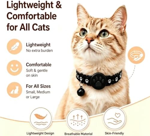 Waterproof Smart Location Pet Tag Collar Cats