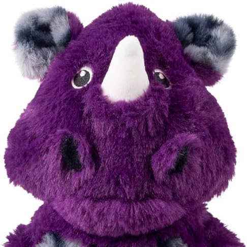 KONG Jungle Jamz Plush Dog Toys – Squeaky, Crinkly, and Rattling Durable Toys for Dogs – Safari Animal Collection (Gorilla/Elephant/Rhino Combo)