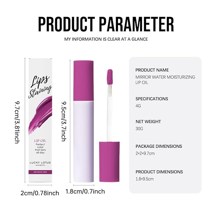 Nourishing High-Shine Lip Gloss Set,Hydrating & Moisturizing Lip Tint, Non-Sticky, Long-Lasting Glossy Lip Stain,Softens & Plumps Lips for Smooth,Gentle Formula for Dry Lips,01+08