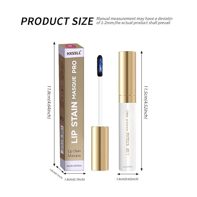 Lip Liner - Peel Off Lip Stain | Long Lasting Matte Lip Tattoo | Transfer Proof, Hydrating Formula with Hyaluronic Acid & Vitamin E | Vegan & Cruelty-Free | for All Skin Types(8#vibrant pink)