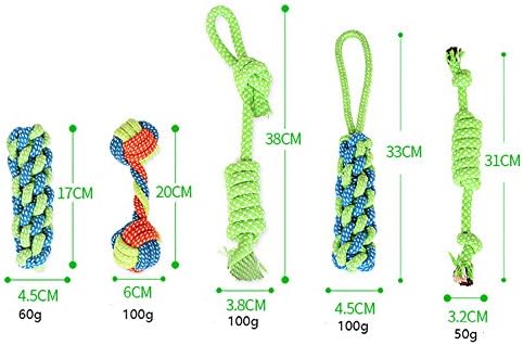 Dog Toys Flying Disc Rope Toy Chew Toys 2 Pack for Dogs Flying Discs Training Cotton Rope-Dog Toy Pack Set DT1-2P
