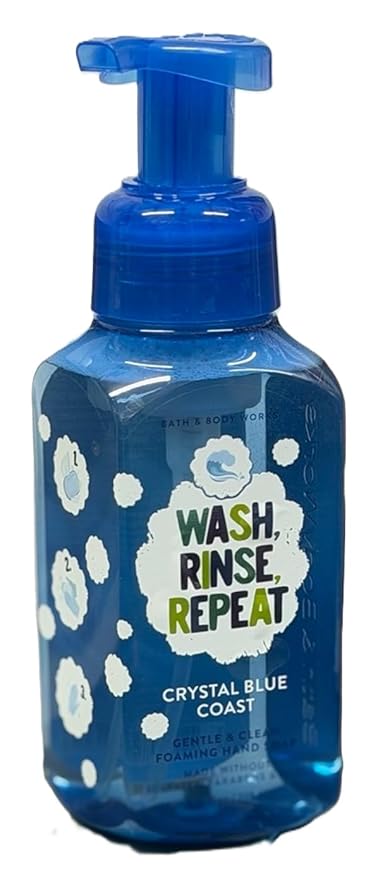 Bath & Body Works Spring Scents Gentle & Clean Foaming Hand Soap - 8.75 fl oz (Crystal Blue Coast)