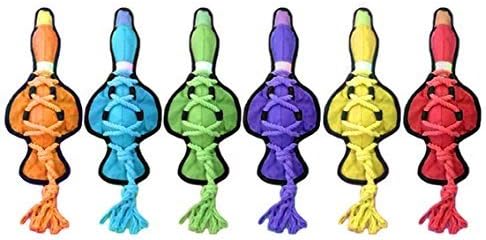 Multipet Cross-Ropes Duck Tough Dog Toy, 11.5 in (2 Pack)