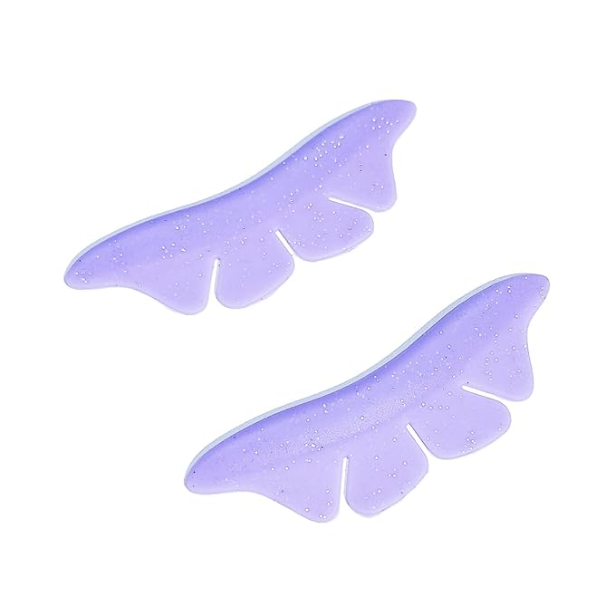 Lower Korean Lash Lift Pads Eyelash Perm Rods Lash Lift Shields for Perming Lower Lashes Reusable for Salon (Purple)