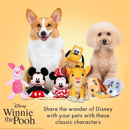 Disney for Pets Winnie the Pooh Piglet Figure Dog Toy, 9 Inch