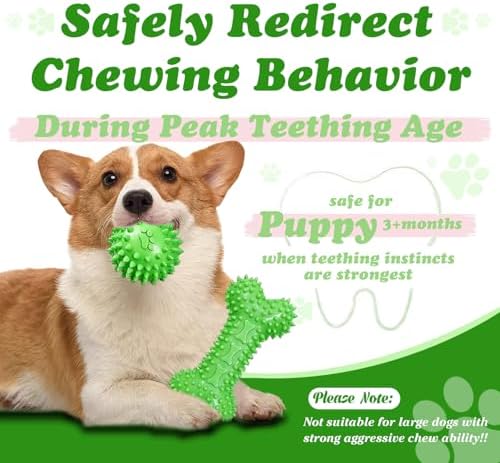 Puppy Toys - 7 Pack Puppies & Small Dogs Chew Toys for Teething,Relieves Teething Anxiety, Soft & Durable Interactive Toys, Not for Heavy Chewer