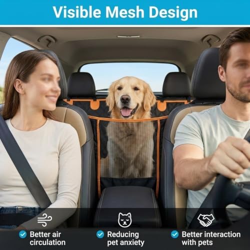 Dog Car Back Seat Pet Cover for Jeep Wrangler JL Unlimited 4-Door 2018-2026