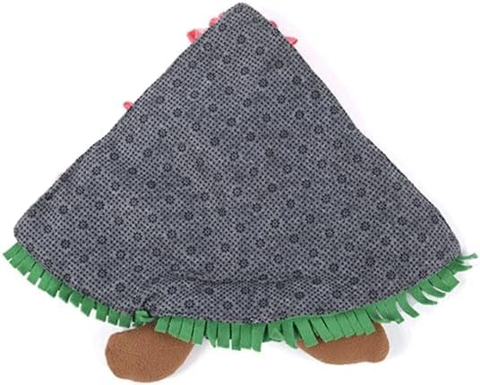 Ferret Cats Snuffle Mat Fleece Foraging Mats Interactive Feeding Toy Small Animal Rabbit Guinea Pig Rat Hamster Anti Slip Treat Dispenser Slow Feeder (Watermelon)