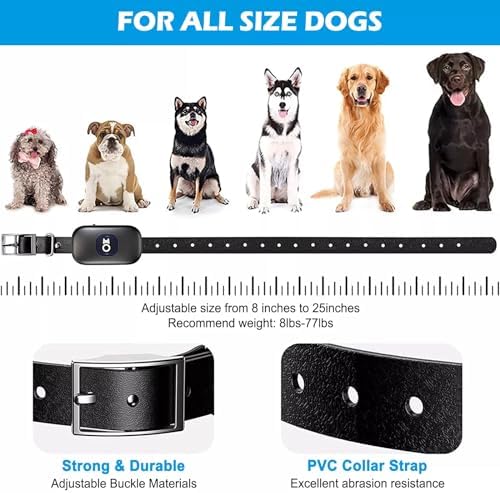 Wireless Dog Fence, Pet Boundary Containment System, Rechargeable Waterproof Training Collar Receiver, Vibrate/Shock Dog Fence, Safe Effective, Electric Pet Fence for Stubborn Dogs,for2dogs