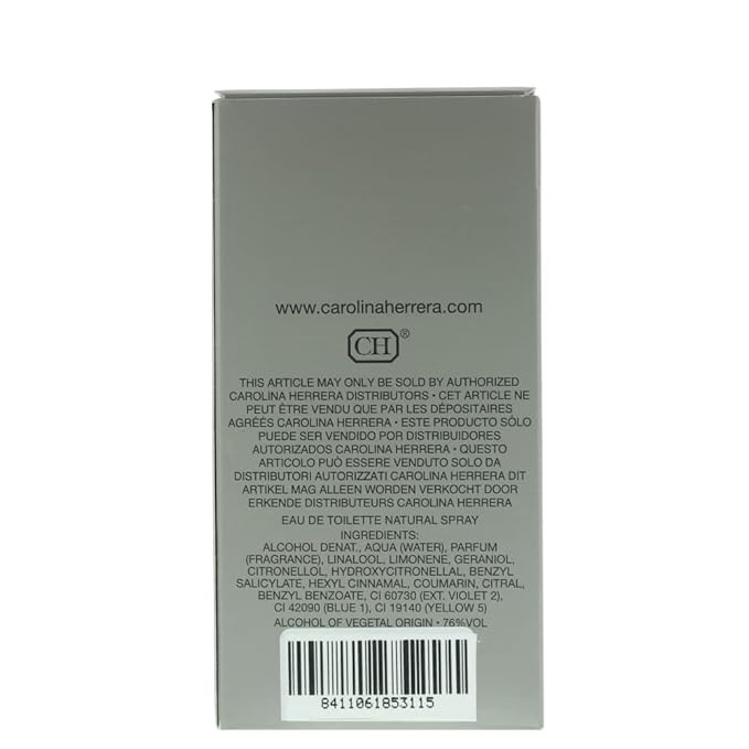 Caroline Herrera Carolina Herrera 212 Men Eau De Toilette 30ml