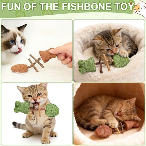 Sterling Whiskers Cat Chew Catnip and Silvervine Cleaning Stick 3PCS