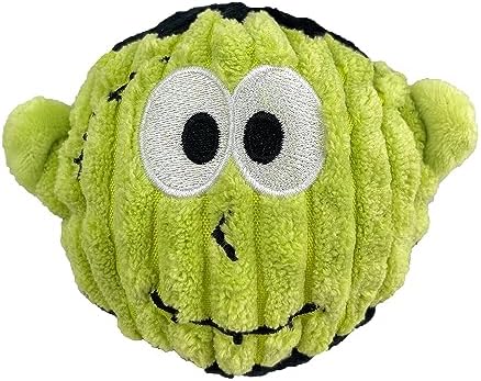 Pet Lou Pumpstein EZ Squeaky Ball, Set of 2, 4-inch Width