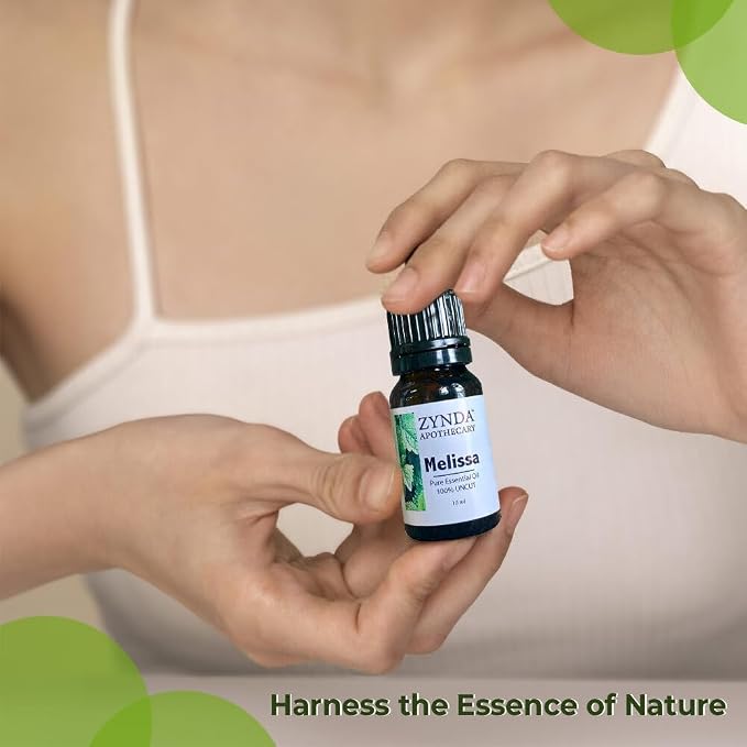 Melissa Oil Pure and Natural, 100% Uncut Pure Essential Oil - 10ml