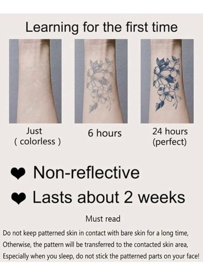 Angel Wing Temporary Tattoos for Women,2-Sheet Blue Temp Cross Tatoo Sticker Body Art Decals, Waterproof Decorative Transfer Stickers (blue wings)