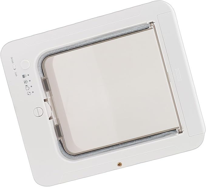 Smart Cat Door, Automatic Pet Door with Collar Activated Entry, for Home Use on Interior Doors