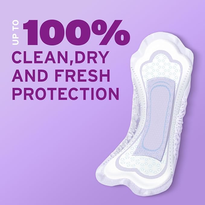 Poise Incontinence Pads & Postpartum Incontinence Pads, 6 Drop Ultimate Absorbency, Long Length, 45 Count, Packaging May Vary