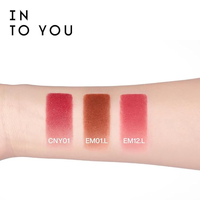 INTO YOU Matte Lipstick, Long Lasting Pink Lip Stick for Women, Multi-Purpose for Lips and Cheek, Non-Fade, Makeup, Regal Pink for Prosperity & Love, EM12.L