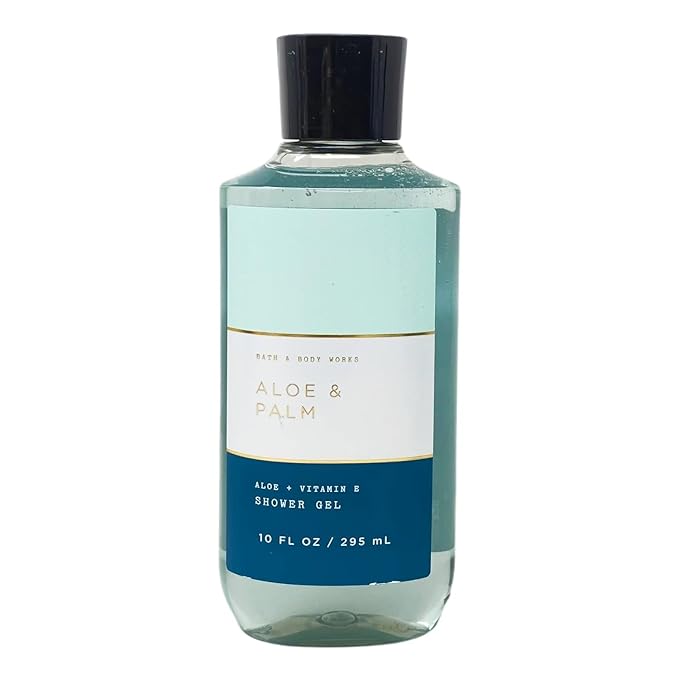 Bath & Body Works Signature Collection Shower Gel For Women 10 Fl Oz (Aloe & Palm)
