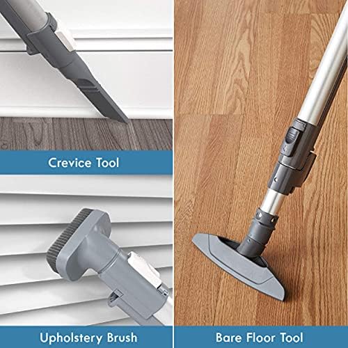 Kenmore Pet Friendly Lightweight Bagged Canister Vacuum Cleaner | Extended Telescoping Wand, HEPA, 2 Motors, Retractable Cord, and 4 Cleaning Tools - BC3005