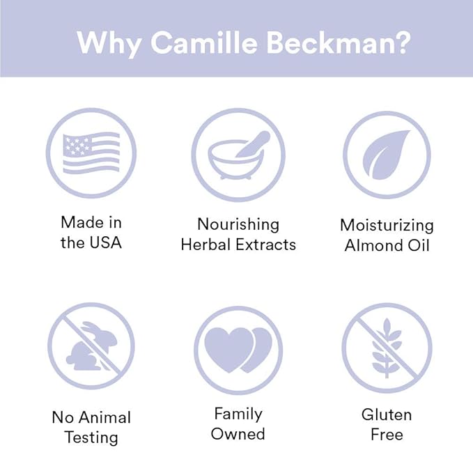 Camille Beckman Glycerine Hand Therapy Cream, English Lavender, 1.35 Ounce