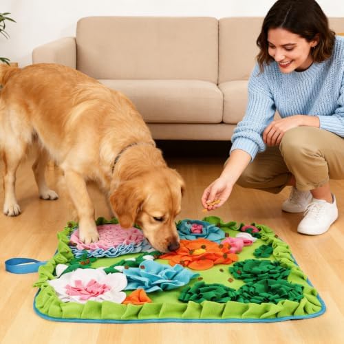 Vextronic Snuffle Mat for Dogs, Large Breed Slow Feeder Interactive Toy