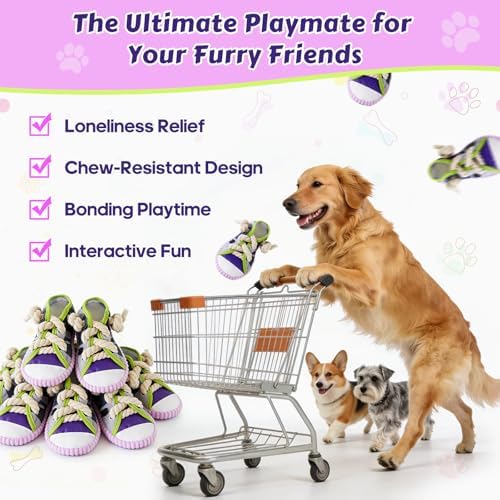Dog Chew Toys Funny Shoe Squeaky Toy for Puppy