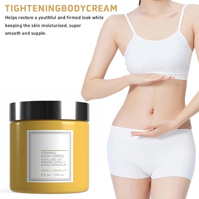 Body Creme,lift firming body creme, Firming Complex & Pink Pepperslim,Deep Hydration & Smoothing, Hydrates Dry Skin Arms & Legs (Vanilla)