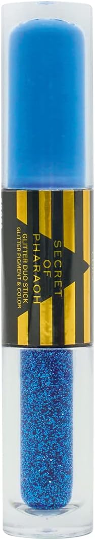 EBIN NEW YORK Secret of Pharaoh Glitter Duo Stick Sea Goddess | Dual-Ended Primer & Glitter Face Makeup Stick | Creamy Long-Lasting Shimmer Finish | Vegan & Cruelty-Free