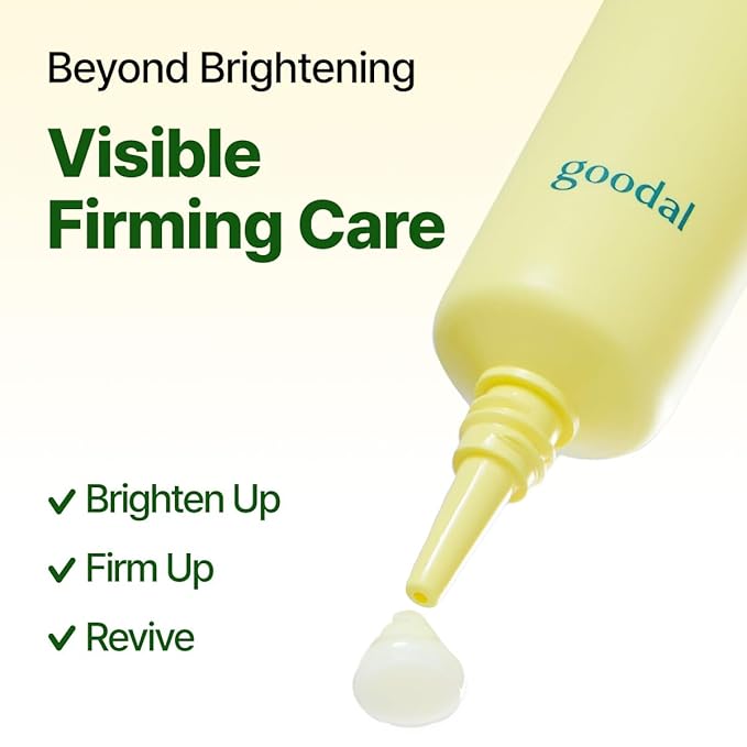 GOODAL Green Tangerine Vitamin C Dark Circle Eye Cream | Intensive Dark Circle Relief and Elasticity Treatment, Gentle, Non-irritating, Anti-Aging and Anti-Wrinkle Care 30ml