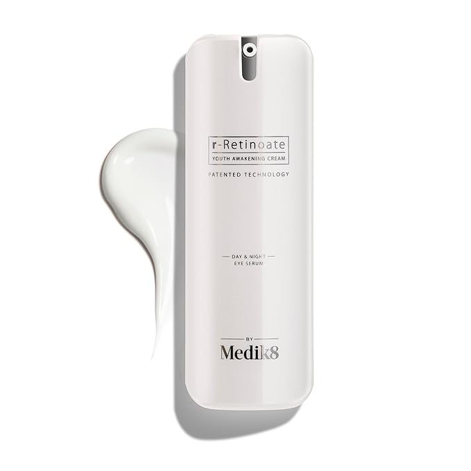 Medik8 R-Retinoate Day and Night Eye Serum - Hydrating Vitamin A Undereye Serum - Reduces Fine Lines, Wrinkles, Dark Circles - Gluten Free - 0.5 oz