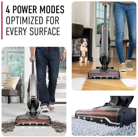 Hoover ONEPWR Evolve Pet Elite Cordless Vacuum, Lightweight Stick Vac | Small Upright Vacuum, Ideal for Pet Hair, XL Dirt Cup Capacity, Cordless Vacuums for Home Use