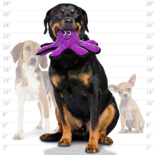TUFFY® 2 Pack Octopus Turtle Ultra Durable Plush Dog Toys