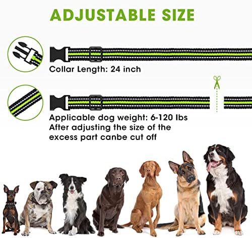 Dog Bark Collar, Rechargeable Anti Barking Collar with 8 Adjustable Sensitivity Levels, Beep, Vibrate & Static Modes, Dog Shock Collar for Small Medium Large Dogs