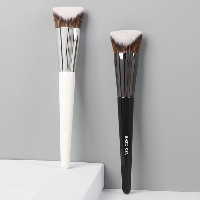 Contour Foundation Brush for Liquid Makeup, Angled Foundation Brush, Foundation Brushes for Cream Foundation, Cream Contour Brushes for Makeup, Makeup Brushes for Liquid Foundation. 822W