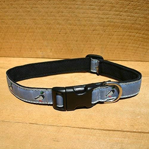 The Good Dog Company- Hemp Dog Collar Hunting and Fishing - Mallard and Fly … (X-Large (Fits 25"-30" Neck), Slate Blue Mallard)