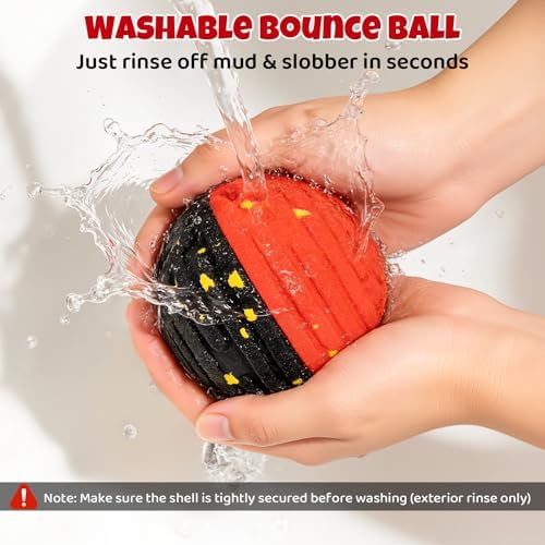 Interactive Dog Toy Ball with Remote Control - Bounce Ball for Dogs, Automatic Rolling, E-TPU Bite-Resistant, Stimulating Moving Dog Toys for Small Dogs, Medium and Large Dogs, Indoor & Outdoor