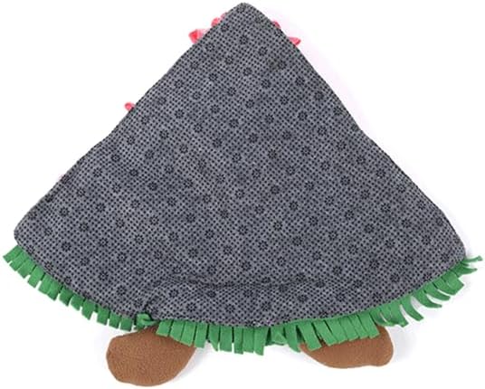Vedem Small Animal Snuffle Mat Fleece Foraging Mats Interactive Feeding Toy Rabbit Guinea Pig Rat Hamster Anti Slip Treat Dispenser (Watermelon)