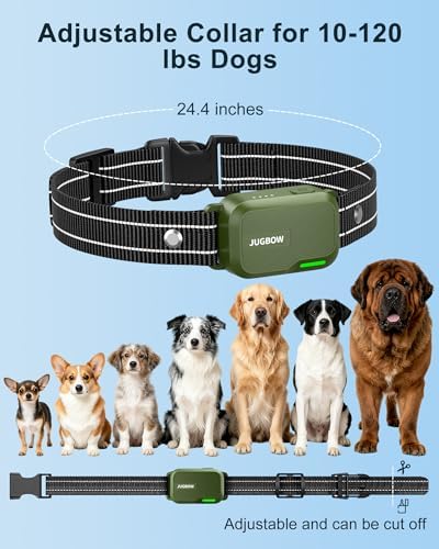Dog Shock Collar - 4500FT Dog Training Collar with Remote, IPX8 Waterproof Electric Dog Collar with 4 Training Modes, Security Lock, Rechargeable eCollar for 10-120lbs Dogs(Light Blue 1 Pack)
