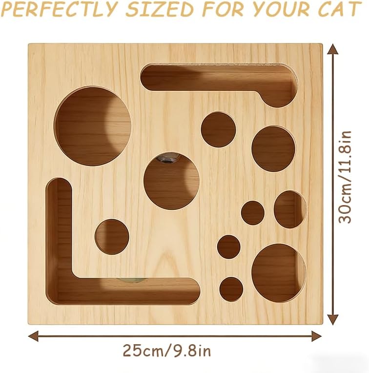 2026 New Cat Scratch Puzzle Enrichment Box, Cat Nail File Box with Sandpaper Inside, Toy Gift for a Cats that Hates Having Its Nails Trimmed, Stress-Free Alternative to Trimming Nails